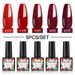 Arte Clavo 5 Stück 8 ml Gel Nagellack Kit Semi Permanent Lack Kit Nail Art Set für Gel Lacke Maniküre Nagel Werkzeuge Sets_voghion.com