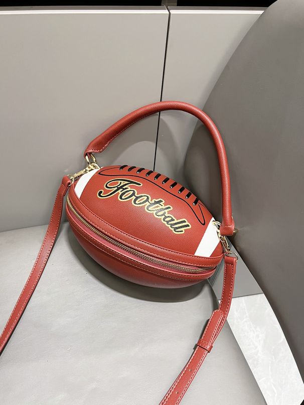 Damen Abendtasche in Rugby-Form, lustige Handtasche, Party-Umhängetasche_voghion.com