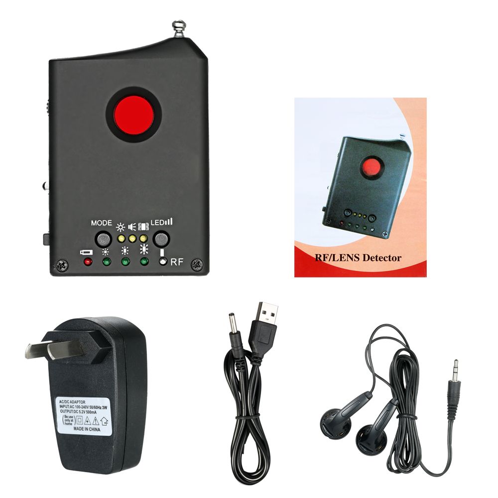 Detector de semnal RF wireless anti-spionaj cu rază completă, GSM, dispozitiv Finder FNR, detector de frecvență completă, detector audio de bug-uri_voghion.com