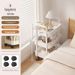 Simple Modern Bedroom Bedside Storage Rack Home Sofa Mini Side Table Movable Small Cabinet_voghion.com