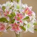 Artificial flower double head 3D printing lily INS style artificial flower manufacturer home decoration cross-border wedding wholesale MW31587_voghion.com