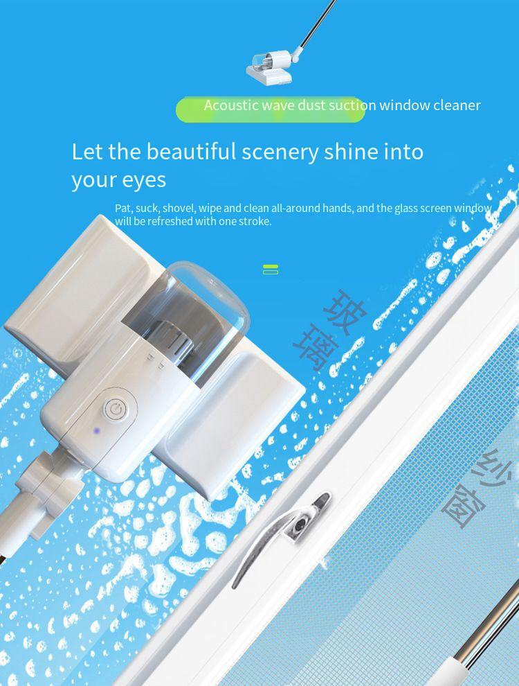 Fourth Generation Electric Robot Rechargeable Telescopic High-Altitude Lazy Vacuum Household Cleaning Glass Wiper_voghion.com