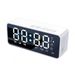 G50 Wireless Bluetooth Speaker With FM Radio Mini Portable Card Mirror Alarm Clock Sound Dual Alarm Clock Settings For All Phone_voghion.com