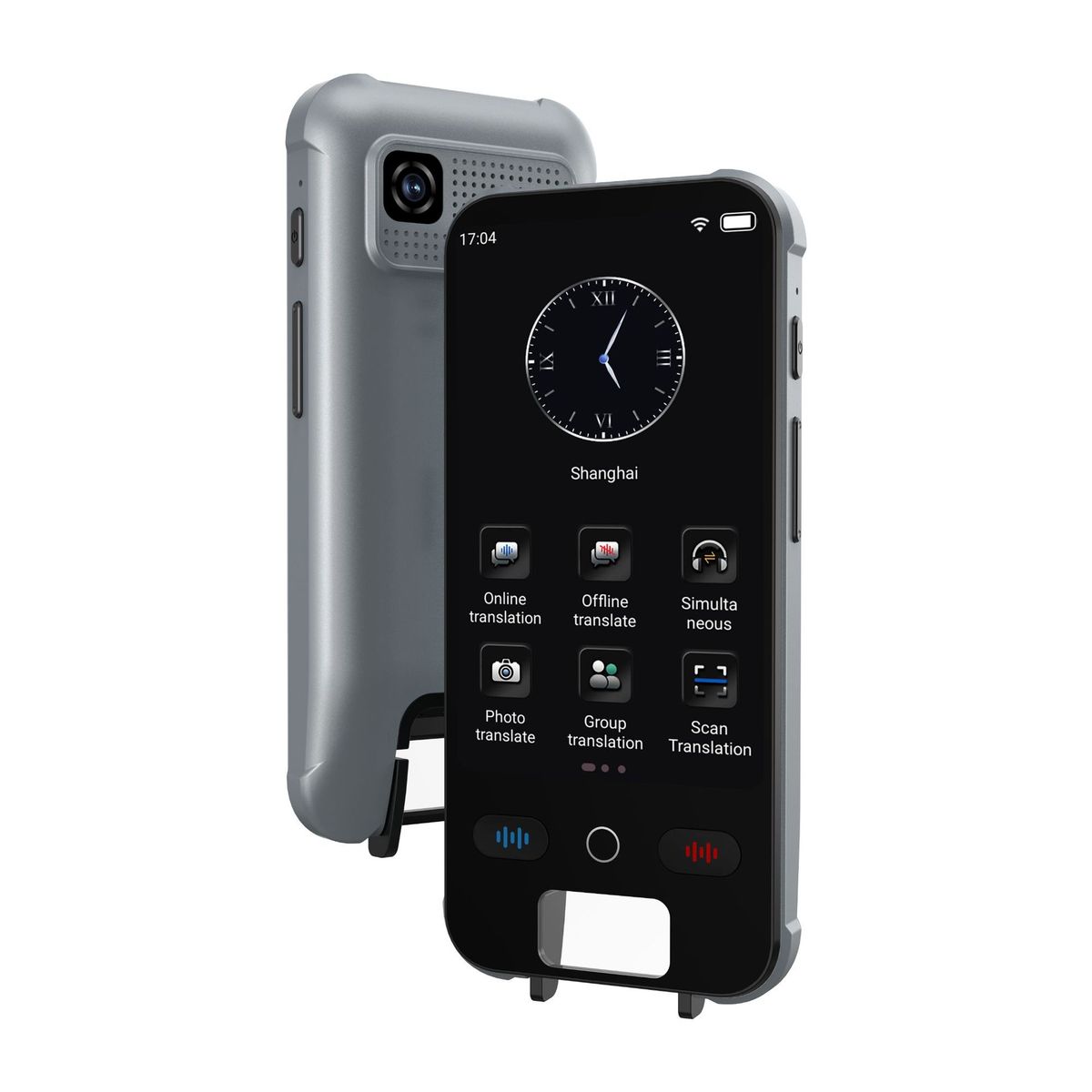 S25PRO Mehrsprachiger Übersetzungsstift – Sofort-Scan- und Sprachübersetzer für Reisen, Studium und Beruf (Grau)_voghion.com