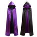 Mantello per bambini da cosplay da vampiro rosso e nero a doppio strato di Halloween Reaper_voghion.com