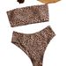 Damenbekleidung neuer sexy Bikini-Badeanzug mit hoher Taille und geteiltem Tube-Top_voghion.com