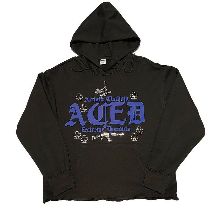 Herrenbekleidungsmarke Y2K Devil Moon schmaler Kapuzenpullover Unisex Pullover Millennial Style Jacke_voghion.com