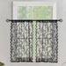 New German Curtain Lace Short Curtain Through Rod Window Screen Kitchen Short Curtain Screen Curtain Semi-blackout Coffee Curtain_voghion.com