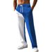 24 Men Spring Summer Straight Color Block Casual Oversize Versatile Loose Large Size Long Pants_voghion.com