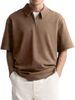 Herrenbekleidung Lässige Reißverschlussoberteile Bequeme und atmungsaktive Revers-Poloshirts_voghion.com