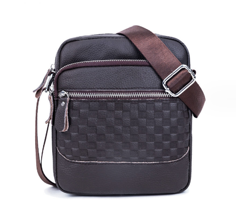 Neuer Trend Casual Fashion Koreanische Version echtes Leder Schulter Crossbody Top Schicht Rindsleder kleine Tasche_voghion.com