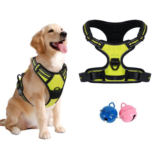 Pet Vest-Style Leash For Golden Retrievers, Labradors, Large And Small Dogs, Chain Harness, Dog Walking Rope_voghion.com