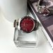 GUOU New Steel Band Fashion Ancora Red Women's Watch Simple High-End Feel_voghion.com