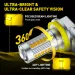 AUXITO 2Pcs H8 H11 LED Bulb H16JP H10 9006 HB4 Led Lamp Super Bright Car Fog Lights Day Driving Running Light 6500K_voghion.com