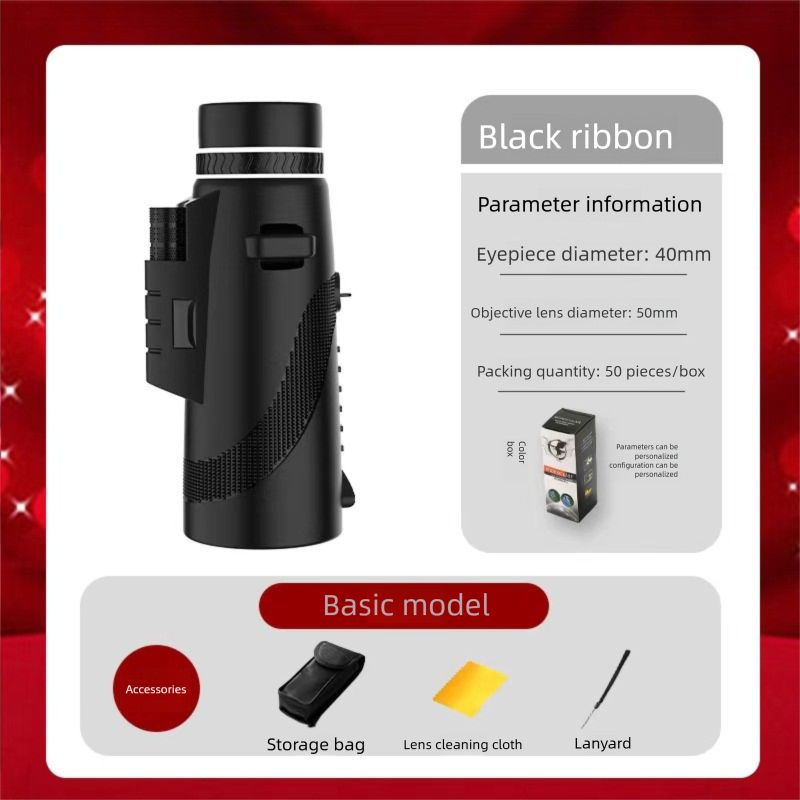 Telescópio monocular para fotografia noturna em ambientes externos com baixa luminosidade e alta definição, ideal para uso com celular._voghion.com