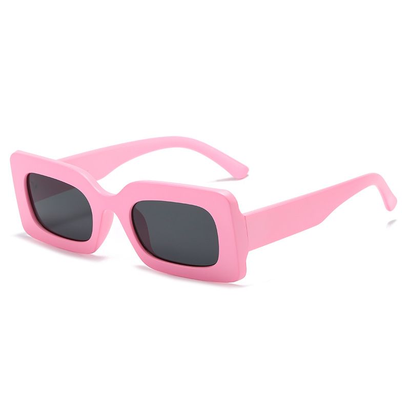 Women's Sunglasses 2022 Fashion Vintage Rectangle Frame Purple Pink Square Glasses Girls Sun Glasses Ladies Eyewear UV400_voghion.com