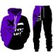 Neues Smiley Face 3D-gedrucktes Herren-Kapuzenpullover-Set mit Jogginghose für Herren und Damen_voghion.com