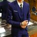Formeel pak voor heren, casual Koreaanse stijl slim fit bruidegomspak, driedelige set voor zakelijke heren_voghion.com