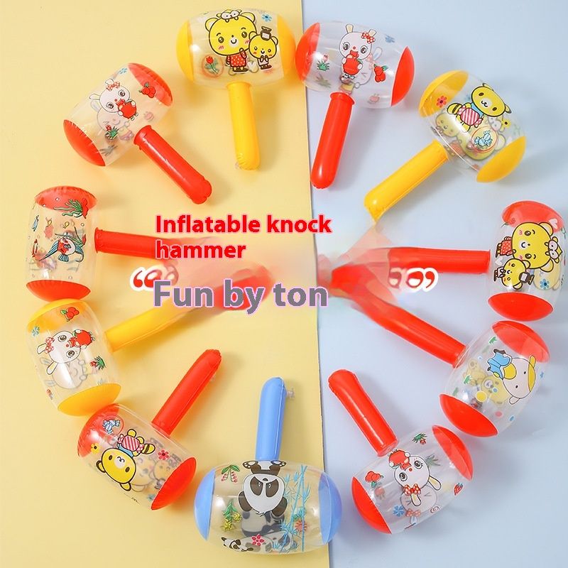 Aufblasbare Mit Kleine Glocke Hammer Baby Nette kinder Spielzeug Cartoon_voghion.com