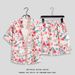 Abbigliamento maschile Abito in seta ghiacciata Camicia estiva a maniche corte da uomo ad asciugatura rapida, ampia taglia, pantaloncini da spiaggia floreali, coppia, coordinato, due pezzi_voghion.com