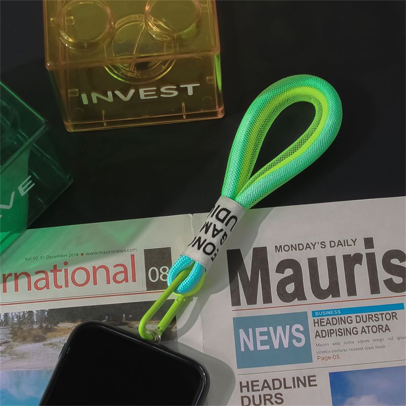 Trendy Fluorescent Color Multi Function Mobile Phone Lanyard Strap For iPhone Keys Backpack Cute Hand Straps Case For Samsung_voghion.com