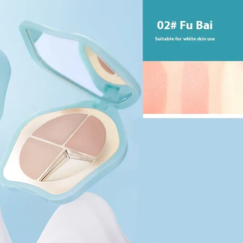 Liangnisi Three Color Concealer Water Moisturizing Non Blocking Powder Lasting And Non Fading Concealer_voghion.com