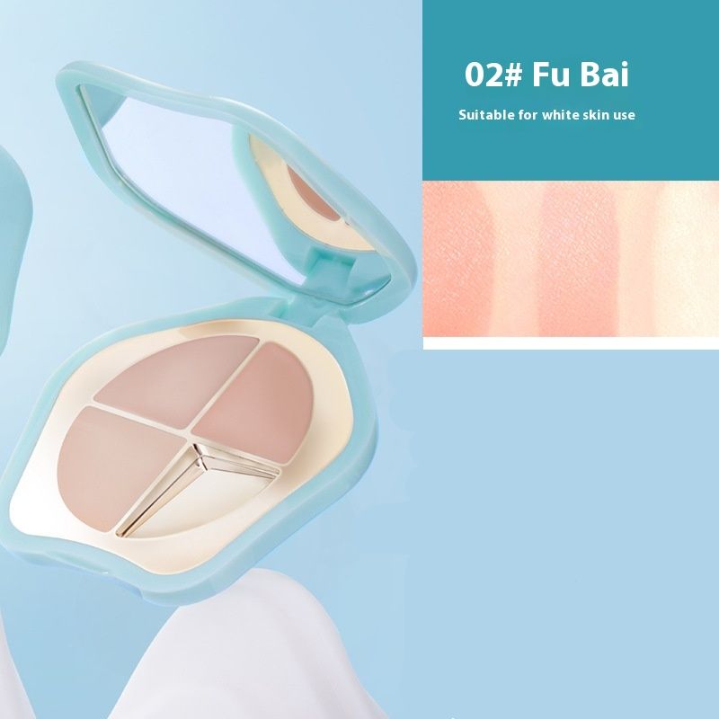 Liangnisi Three Color Concealer Water Moisturizing Non Blocking Powder Lasting And Non Fading Concealer_voghion.com