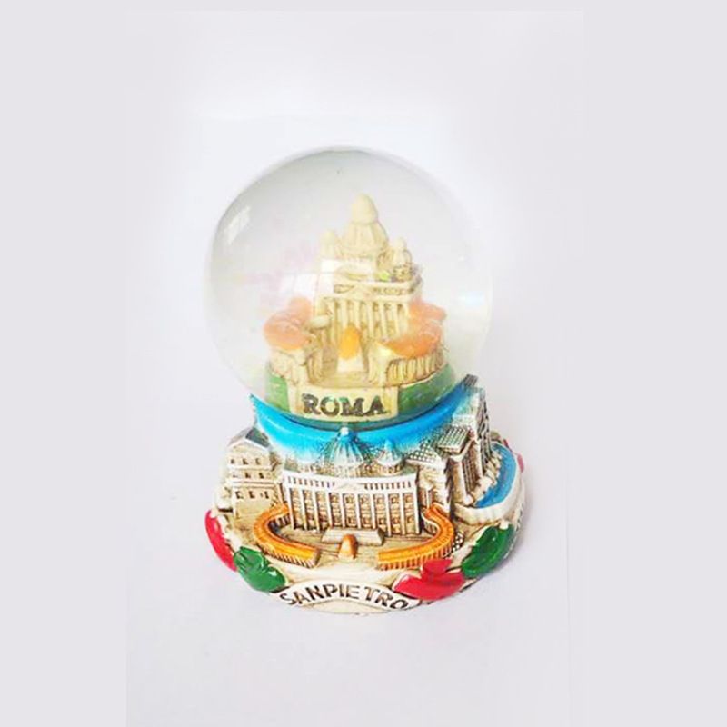 Bola de cristal com entalhe interno de floco de neve de celebridade da internet, bola de cristal, caixa de música giratória, artesanato, bola de cristal, brinquedo, enfeites_voghion.com