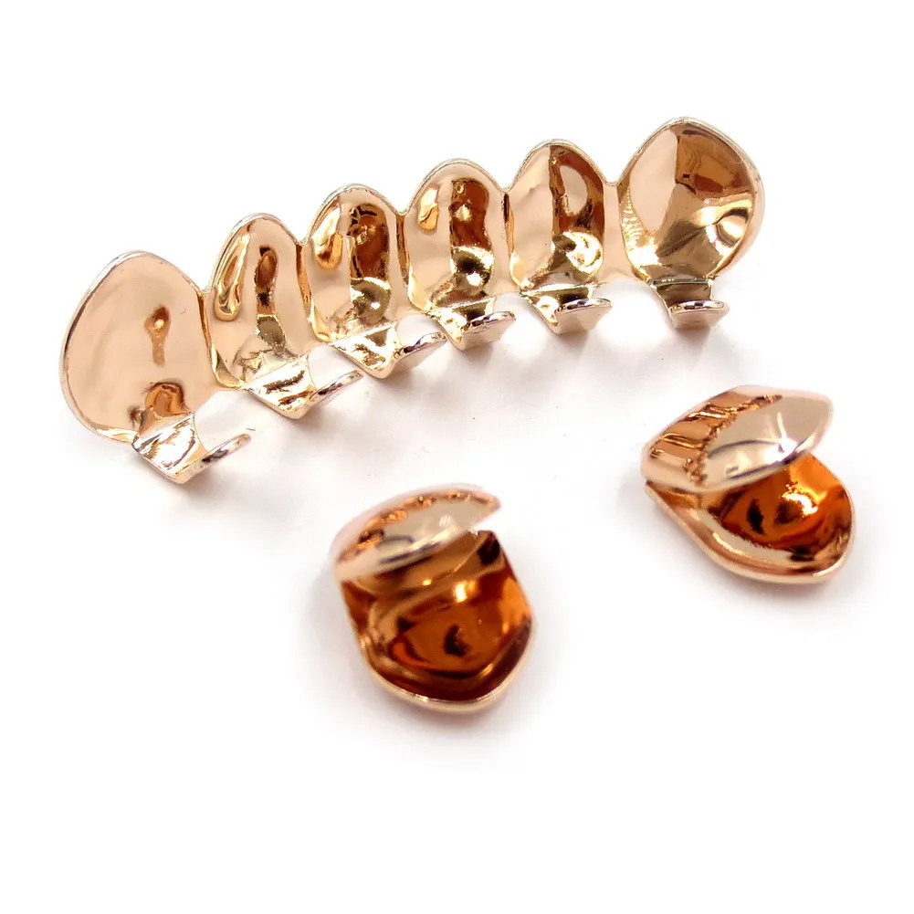 Hot Sale Hip Hop Fashion Accessories Teeth Grills Gold Braces_voghion.com
