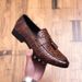 2023 British Style Men's Pointed Nightclub Hairstylist Personality Trendy Breathable Slip-On Small Leather Shoes_voghion.com
