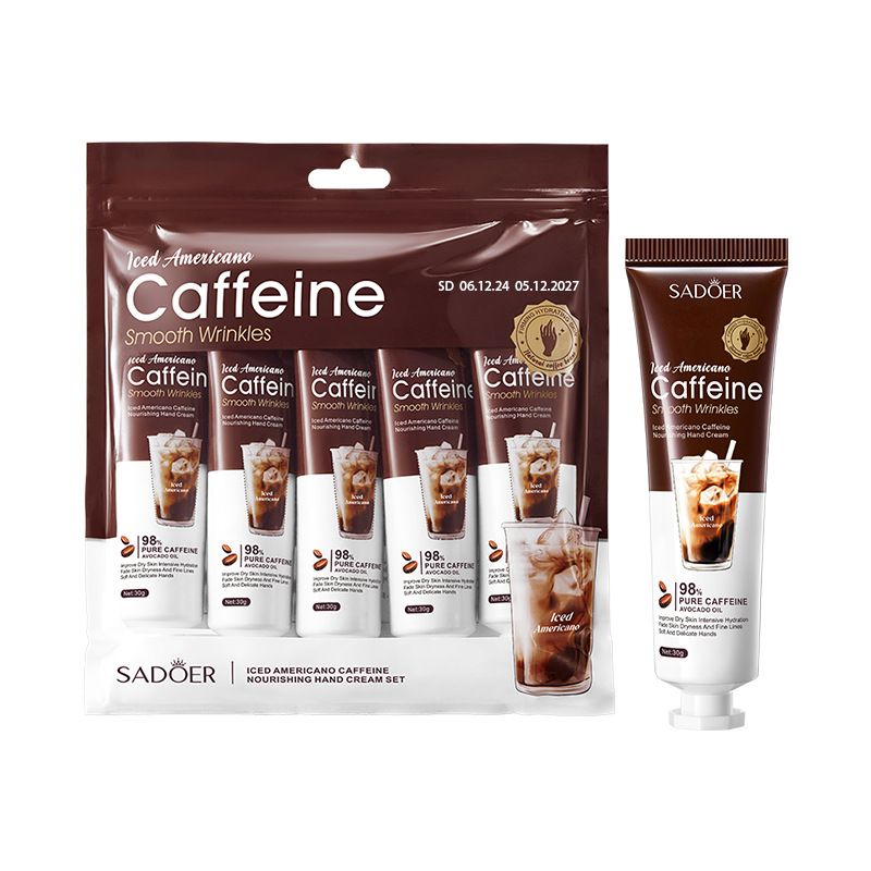 Crema per le mani SADOER Ice American Caffeine Crema nutriente per le mani Set Crema per le mani autunno e inverno_voghion.com