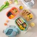 Draagbare Lunchbox Compartiment Tarwestro Bento Draaggreep Doos Herbruikbare Serviescontainers Maaltijd Snack Voedselcontainers Kaliber_voghion.com