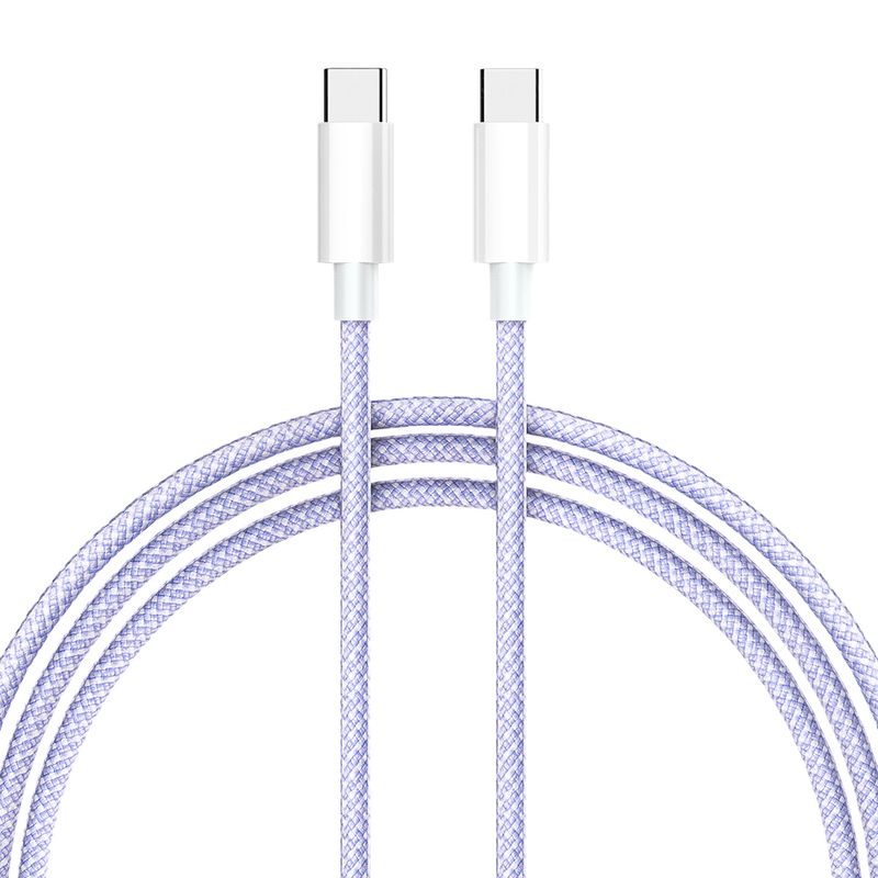 3A PD 60W USB Type C Naar USB C Kabel Snel Opladen 480Mbps OD3.8 Snel Opladen Datakabel voor boek Pro Huawei Sa_voghion.com