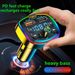 Hands-Free Bluetooth-compatible 5.0 FM Transmitter 2 Fast MP3 Player Audio Receiver Car Charger Kit Handsfree Modulator_voghion.com