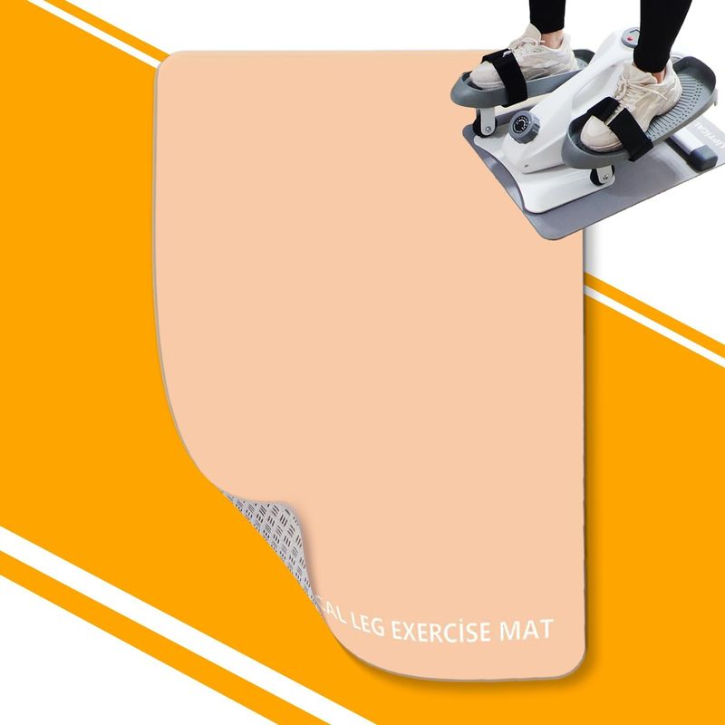 Non-Slip Workout Mat For Under Desk Ellipticals, Ellipse Leg Exerciser Mat, 3mm Thick Exercise Equipment Mats, Improves_voghion.com