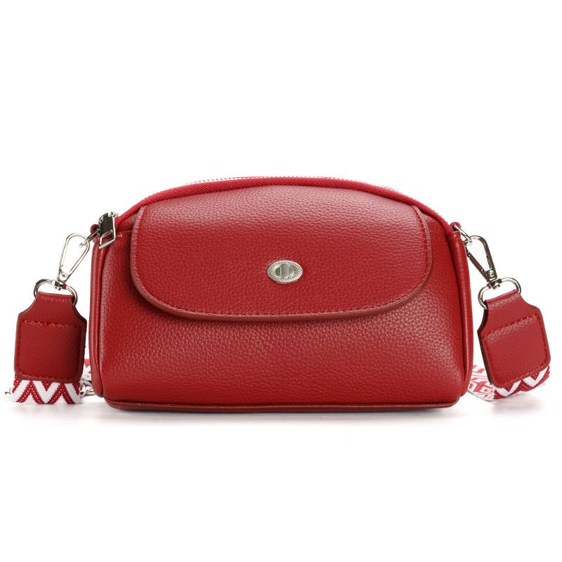 Taška na mobilní telefon, dojíždějící, jedno rameno, crossbody, knedlíková taška, prémiová dámská taška na telefon se širokým popruhem_voghion.com