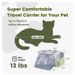 Portable Cat Backpack Pet Airline Soft Bag Expandable Airplane Breathable Car Dog Carrier_voghion.com