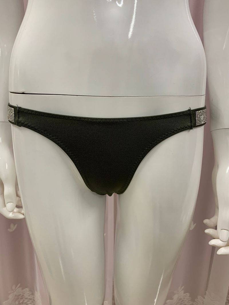 ​​Sexy Rhinestone Women's Briefs - Low Waist High Cut T-Pant For Fitness & Hip Lift - Comfortable & Stylish Underwear​​_voghion.com