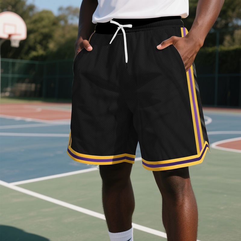 Men's Workout Shorts - Lightweight & Breathable 5-Inch Gym Running Basketball Training Shorts With Quick-Dry Fabric (Loose Fit Athletic Casual Wear)​​_voghion.com