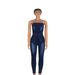 Jeans fashion tube top stretch one-piece jeans_voghion.com