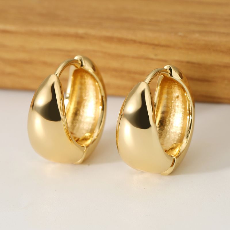 Earrings Fashion Ear Clips Versatile Niche Earrings Earrings Beans C Shaped High End Light Luxury Earrings_voghion.com