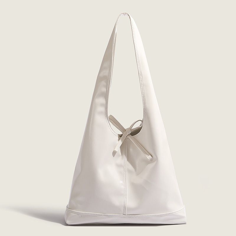 Korean Version Of The Niche New Women's Versatile French Bow Large Capacity Shoulder Armpit Handbag_voghion.com