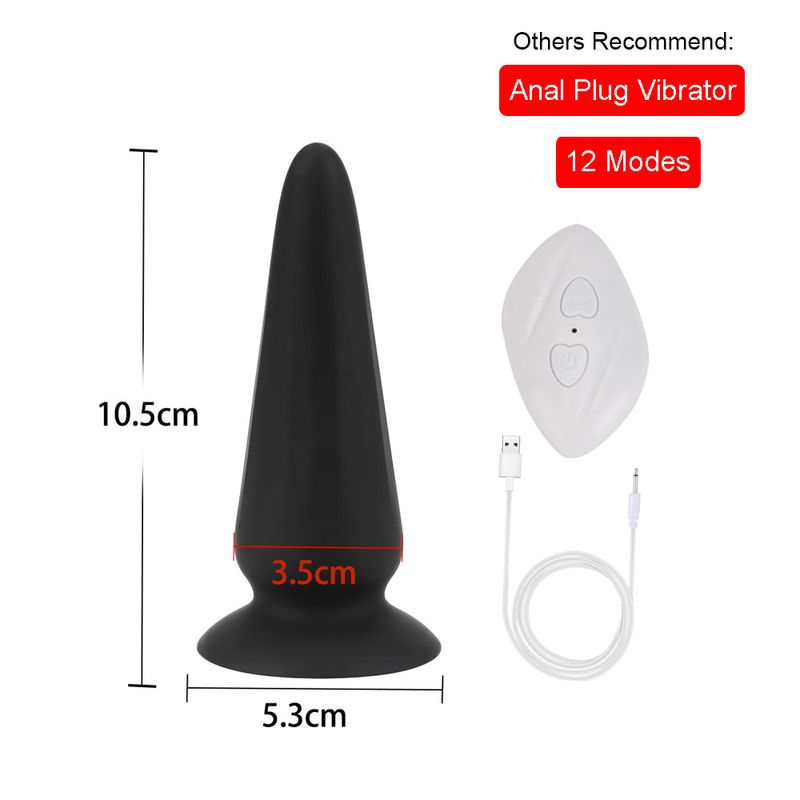 Analplugg 8cm Trådlös Vibrator För Kvinnor Klitoris l Bollar Män Prostata Massager Trosor Sexleksak Fem Bas_voghion.com