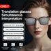 Smart Wireless Bluetooth Translation Glasses Listening To Calling Non-Bone Conduction Black Technology Sunglasses Music_voghion.com