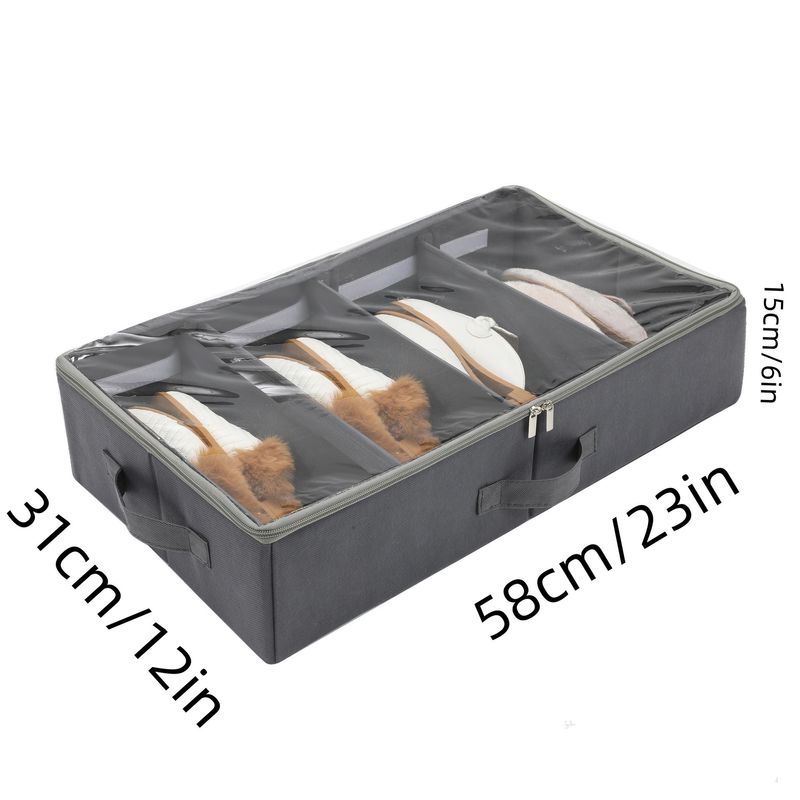 Schoenenopbergdoos, stapelbare schoenenopbergtas, garderobekastruimtebesparend, opvouwbaar schoenenrek, sportschoenencontainer, boxrek_voghion.com