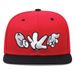 Gorra de béisbol de visera plana versátil para hombre y mujer con diseño de juego de conchas bordadas, ideal para la infancia y la adolescencia._voghion.com