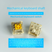 Benutzerdefinierte mechanische Tastatur Gelb Schwarz Grün Hot-Swap-Schalter Geschweißter linearer roter Schalter Absatz Mahjong-Sound_voghion.com