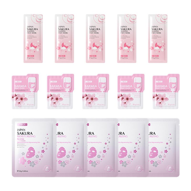 LAIKOU Sakura Series Skin Care Set Combinated Facial Care Full Set Hydration Manufacturer Spot_voghion.com