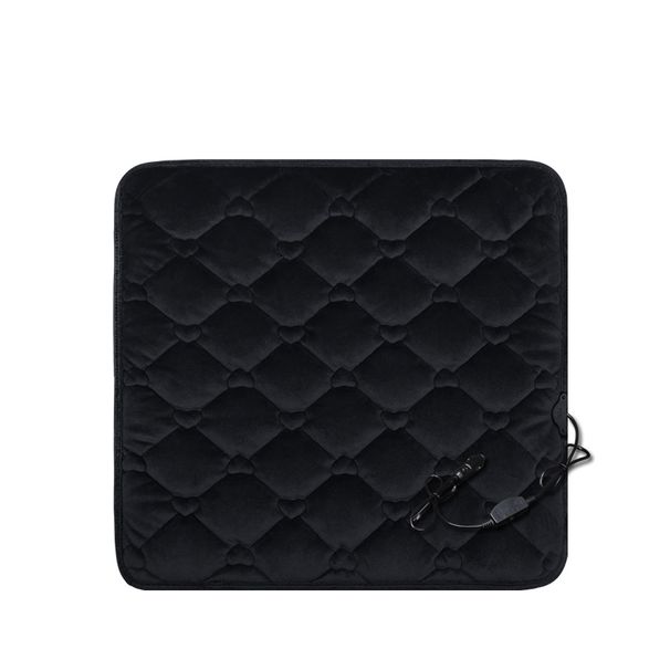 Car Cover 12V Heated Auto Front Seat Cushion Plush Heater Winter Warmer Control Electric Heating Protector Pad_voghion.com