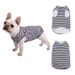 2025 Spring Summer Thin Pet Vest Striped Round Neck T-Shirt Small Medium Dogs Cooling Dog Clothes_voghion.com